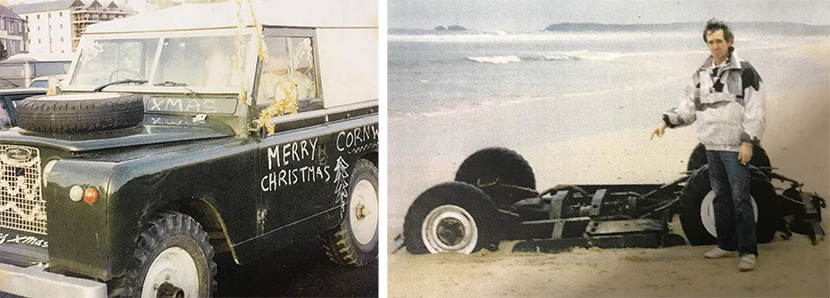 Land Rover enterrado